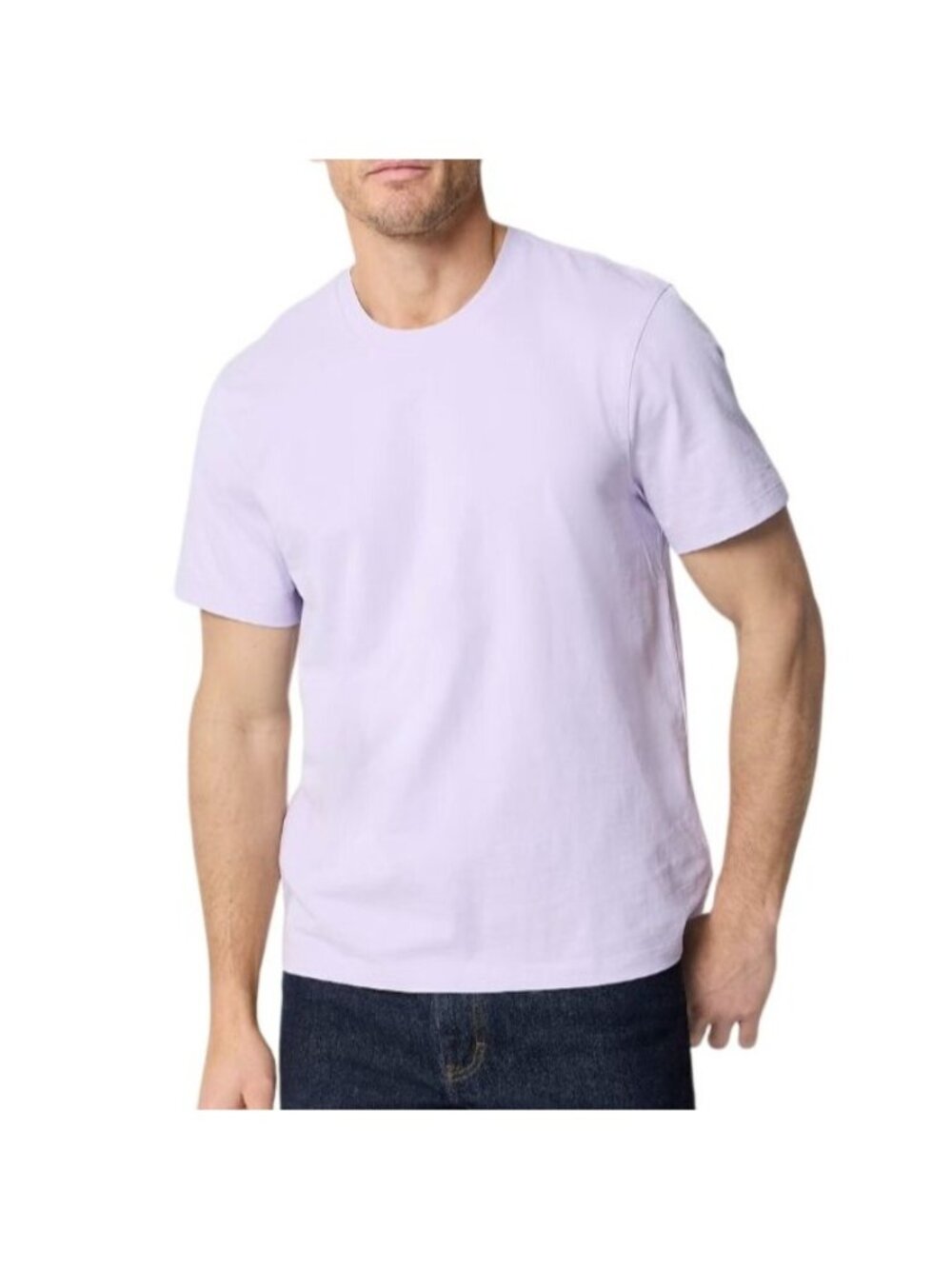 NWT Flawed J.Crew Factory Essential Tee Men's XXL Crewneck T-Shirt Cloud Purple